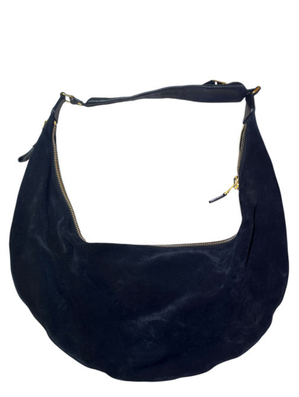 Tom Ford Black Suede Shoulder Bag